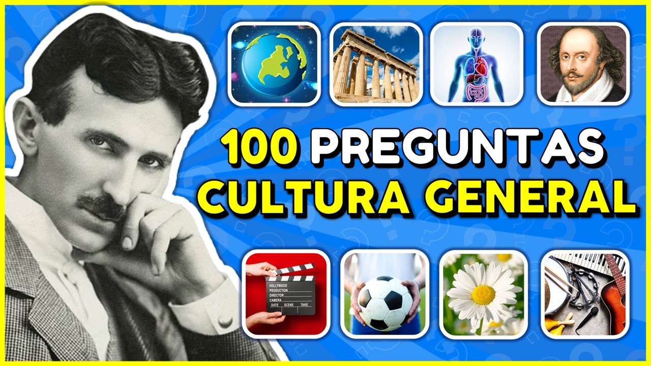 100 PREGUNTAS de CULTURA GENERAL 🤓 Trivia/Quiz