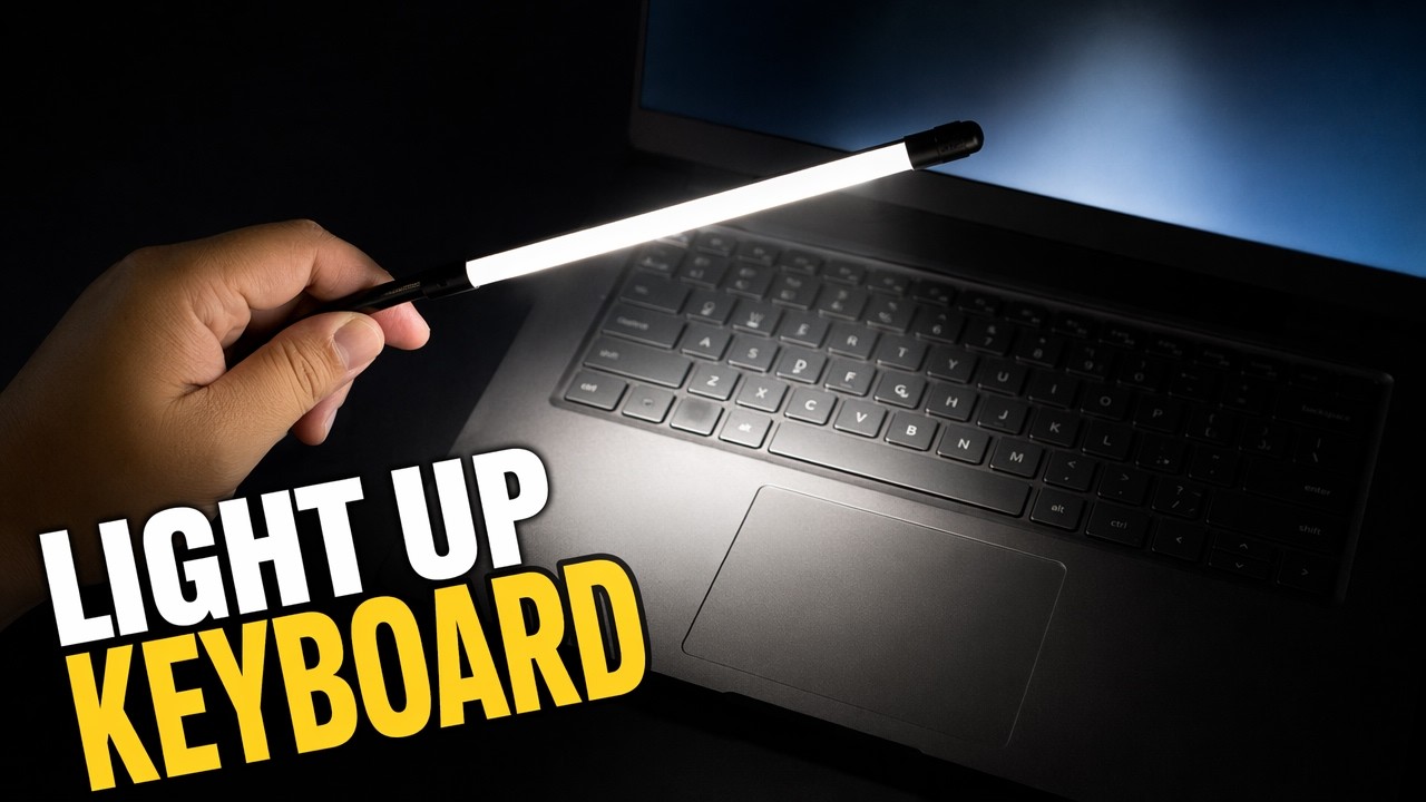 HOW TO LIGHT UP A LAPTOP KEYBOARD