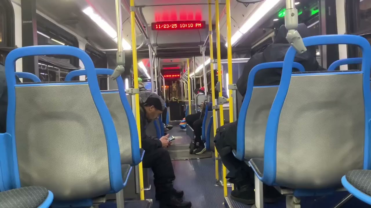 CTA On Board Riding 2008 New Flyer DE60LF Bus 4079 on Route 12 Roosevelt to Central/Harrison
