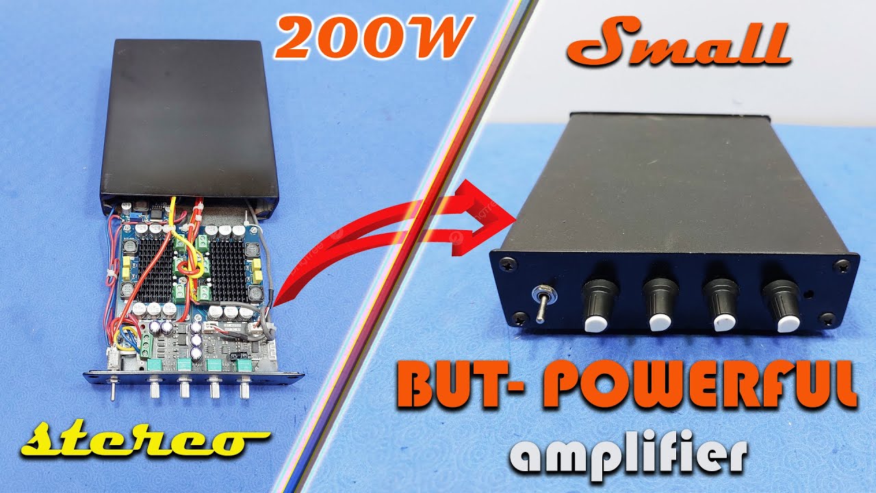 Making 200w stereo class D Amplifier | how to make amplifier