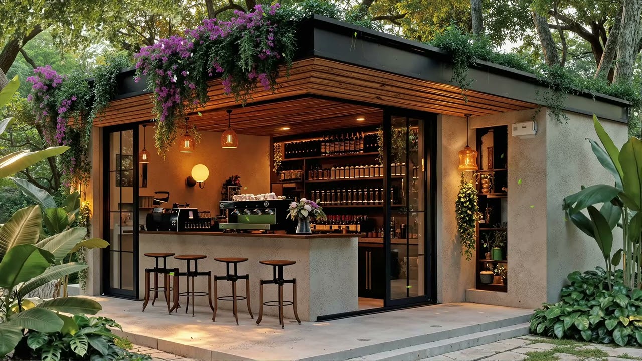 Garden Jazz 🌼 Smooth & Relaxing Jazz Music for Peaceful Moments in a Beautiful Green Garden