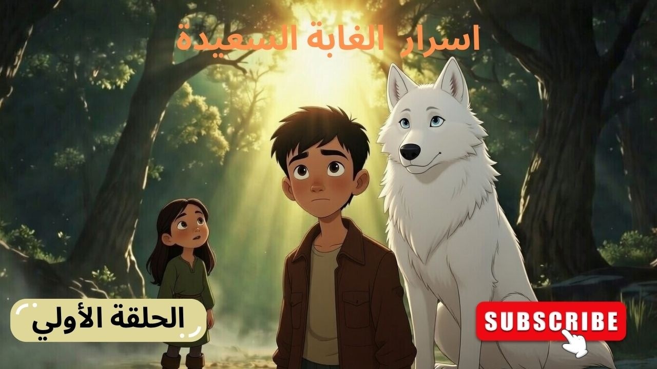 سر الغابة السعيدة | الحلقة 1 – الباب الغامض 🌳🌙 | قصة مغامرات للأطفال