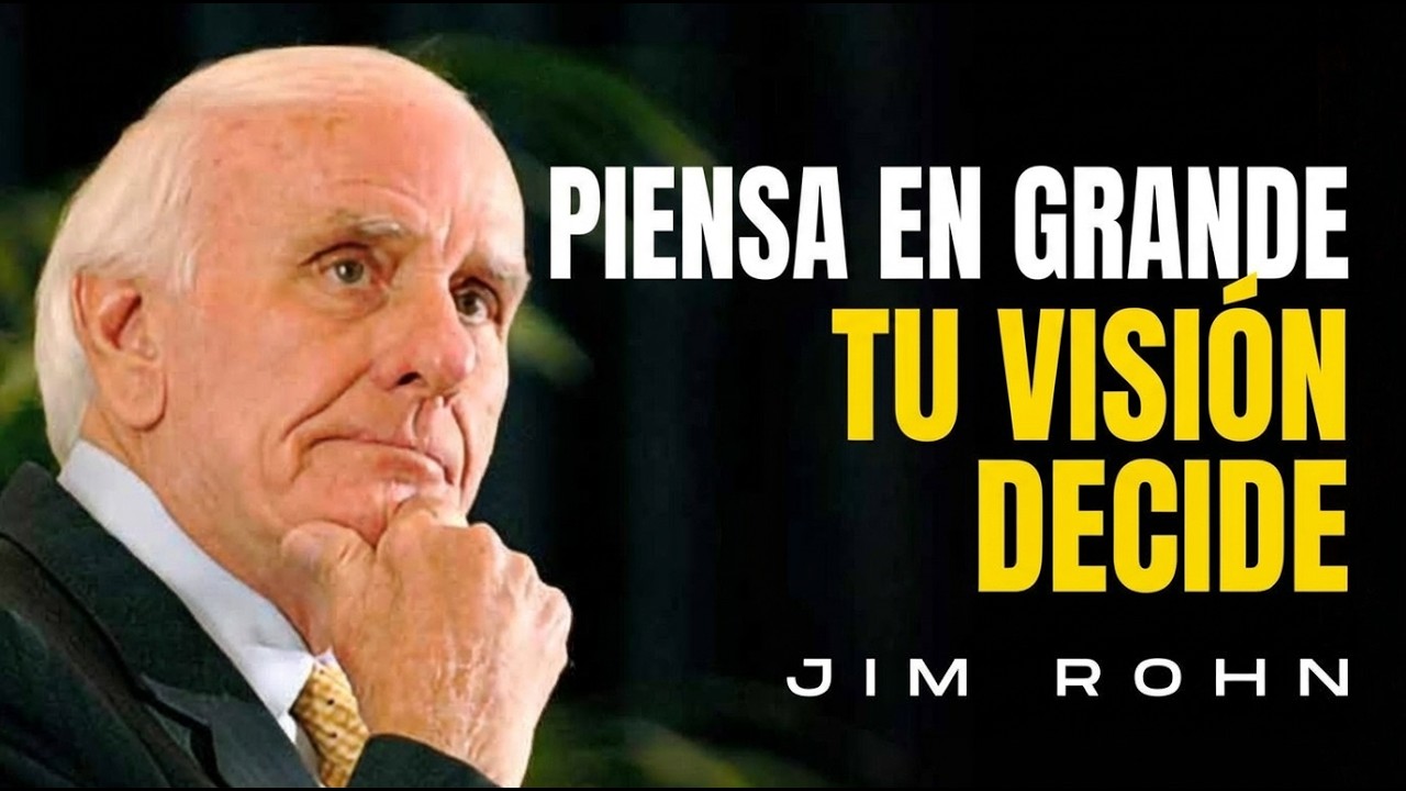 Jim Rohn Explica Por Qué La MAYORÍA Vive ATRAPADA en Pensamientos DIMINUTOS