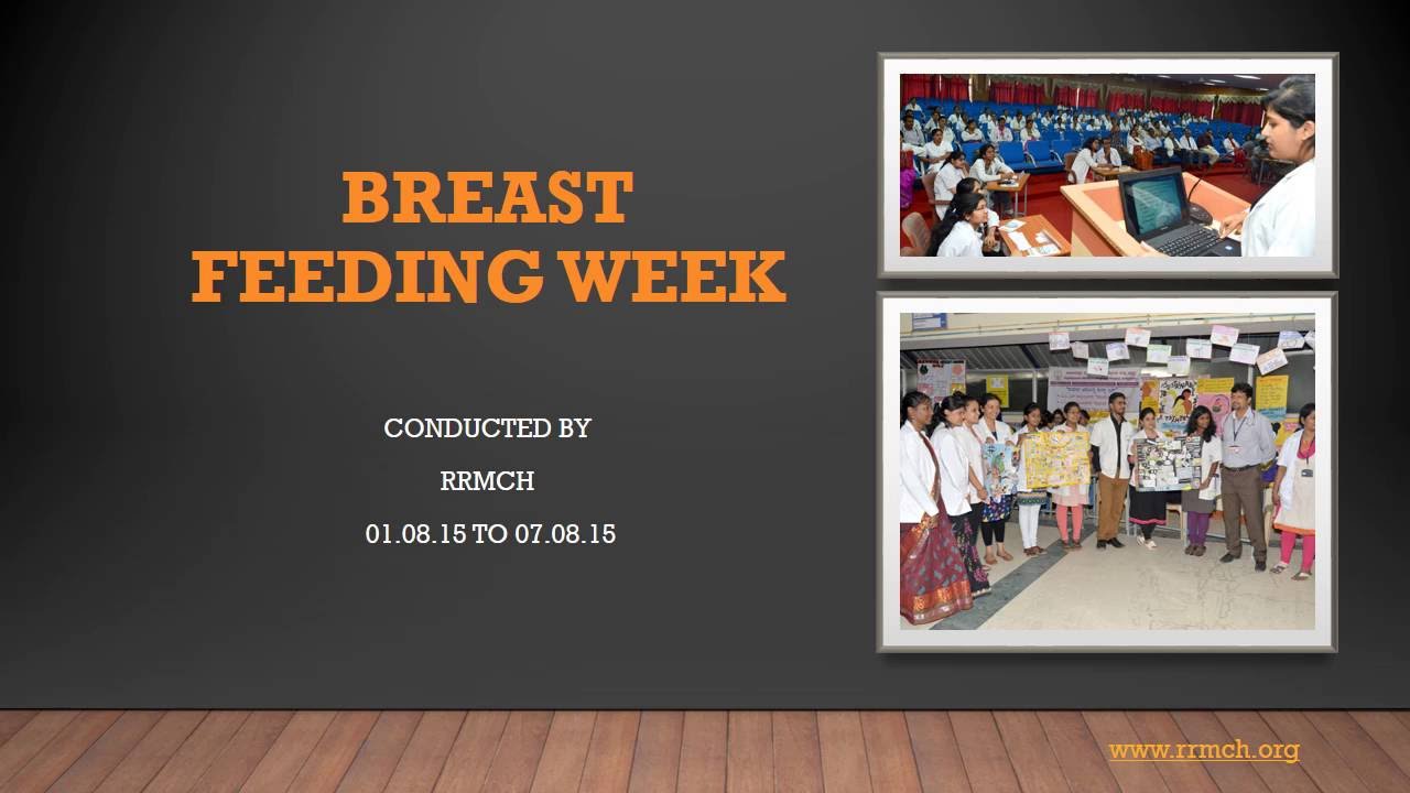 Breast feeding week @RRMCH