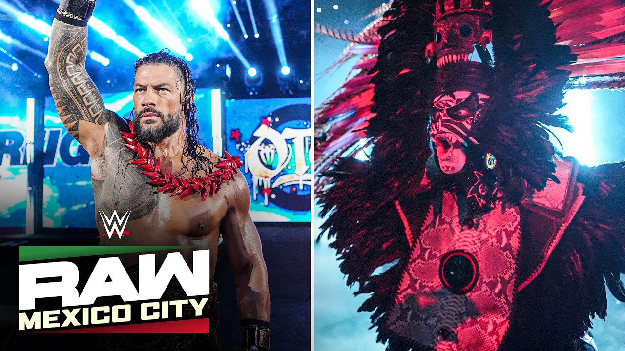Penta and Roman Reigns make epic title bout entrances in Mexico City: Raw highlights, Sept. 14, 2026