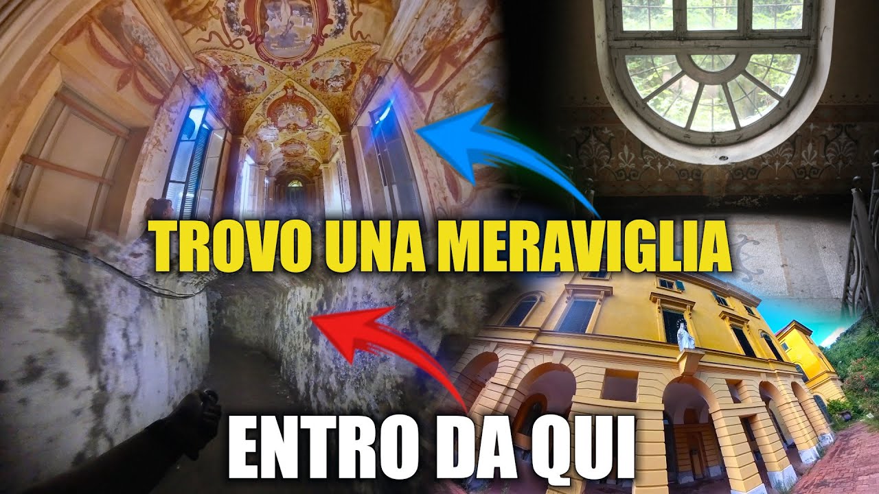 PASSANDO DA UN TUNNEL SOTTERRANEO SIAMO ENTRATI IN UN ENORME PALAZZO NOBILIARE ABBANDONATO!