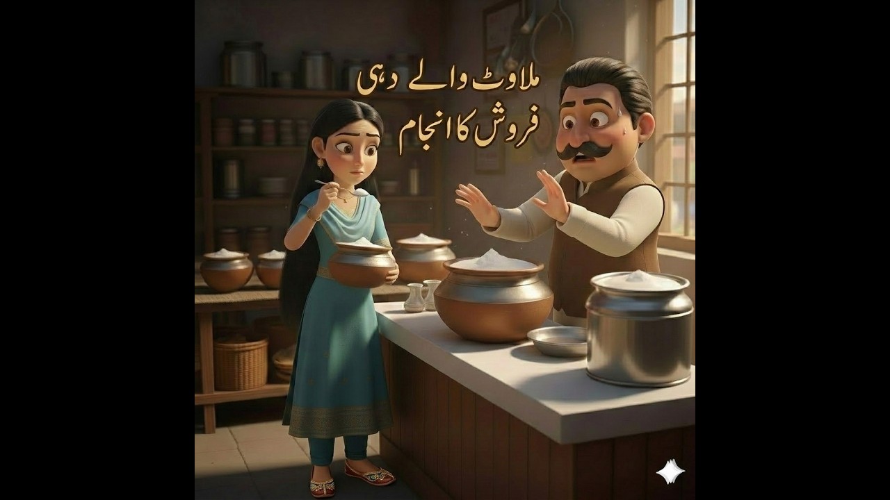 ملاوٹ والے دہی فروش کا انجام | ایک سبق آموز کہانی