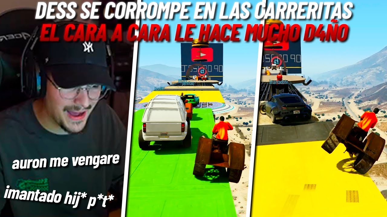 DESS SE CORROMPE EN LAS CARRERITAS DE GTA 