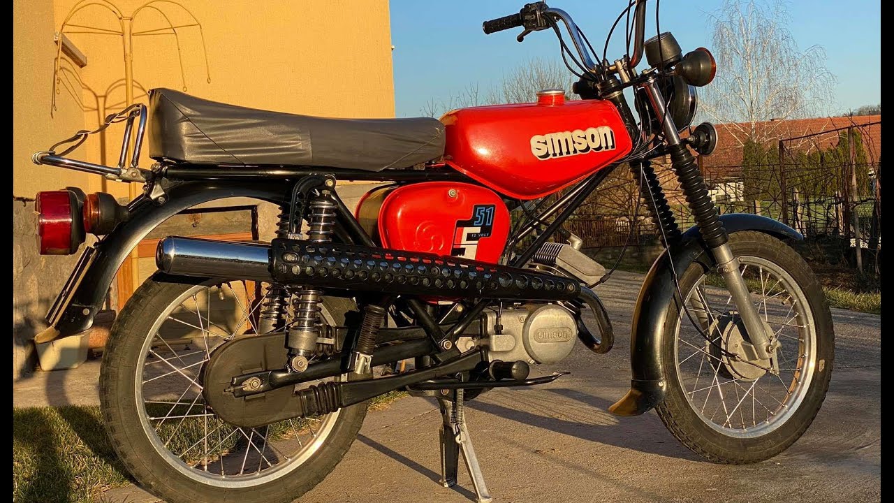 Simson S51/1E1-H 1990 piros