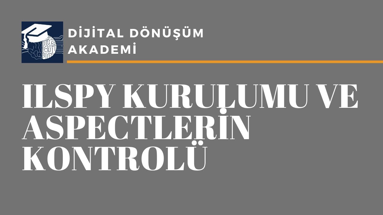 Ilspy Kurulumu Ve Aspectlerin Kontrol&uuml;