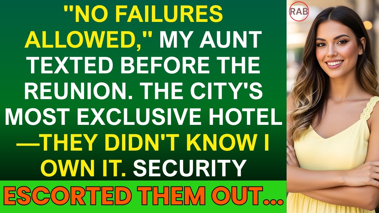 My Family Banned Me From The Reunion For Being A Failure—Until They Saw My Name On The Building