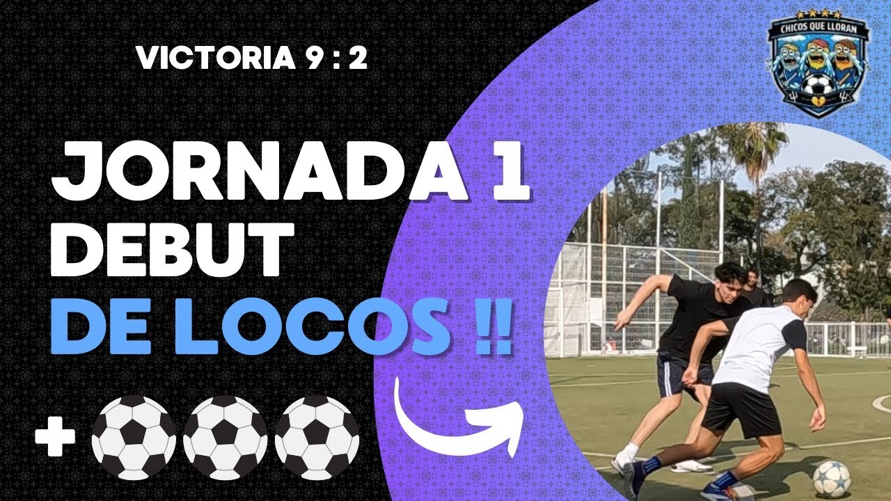 Anote 3 goles y 1 Asistencia en la Jornada 1 / Chicos Que Lloran vs CTA / LIGA CFYD
