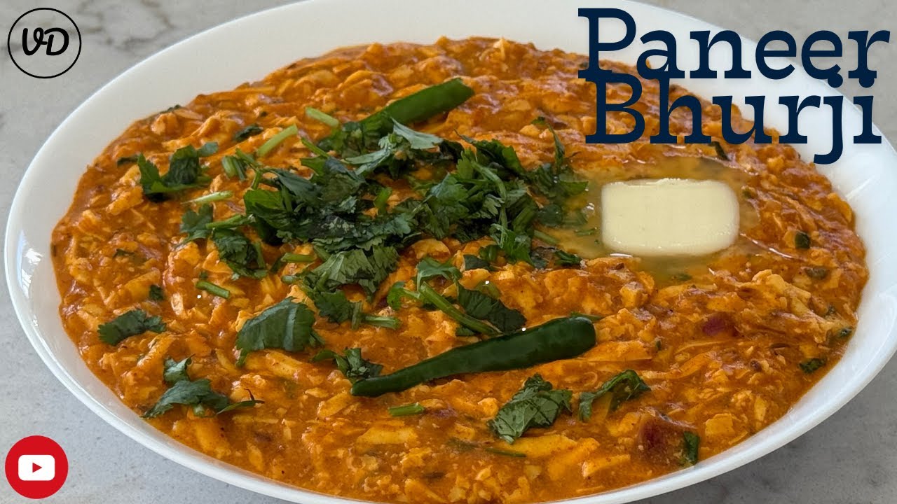 Paneer Bhurji Recipe | Amritsari Paneer Bhurji