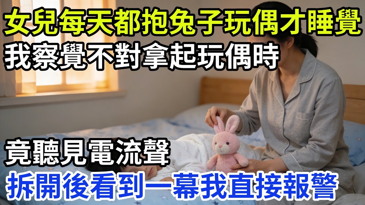 女兒每天都抱兔子玩偶才睡覺，我察覺不對拿起玩偶時，竟聽見電流聲，拆開後看到一幕我直接報警「歲月長歌」#奇闻故事#奇闻日常 #人间故事 #真实故事