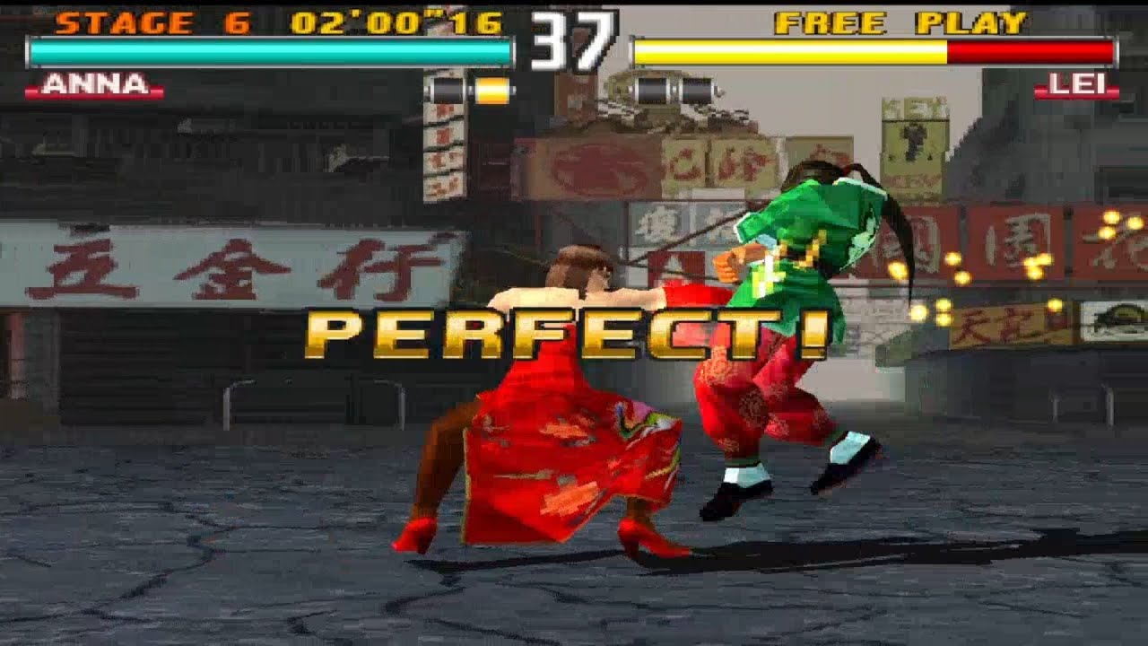 Tekken 3 Anna with Law Moves Arcade