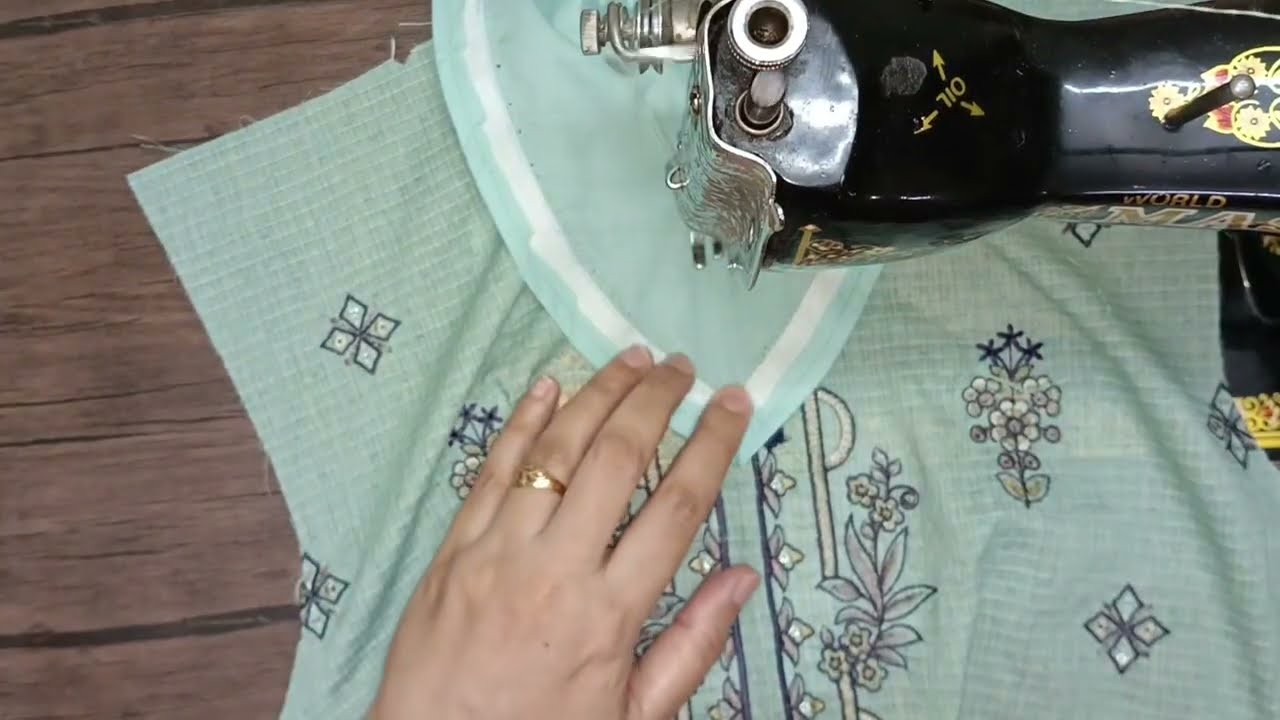 Neck Design with invisible Lace || simple and easy neck design Effi Designs 