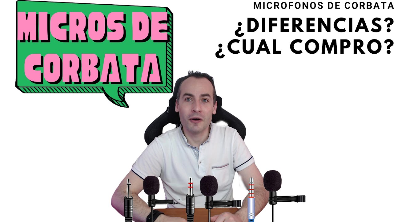 CONEXIONES de MICROFONOS de CORBATA buen sonido a bajo coste