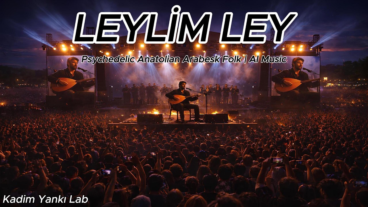 Leylim Ley | Psychedelic Anatolian Arabesk Folk | Al Music