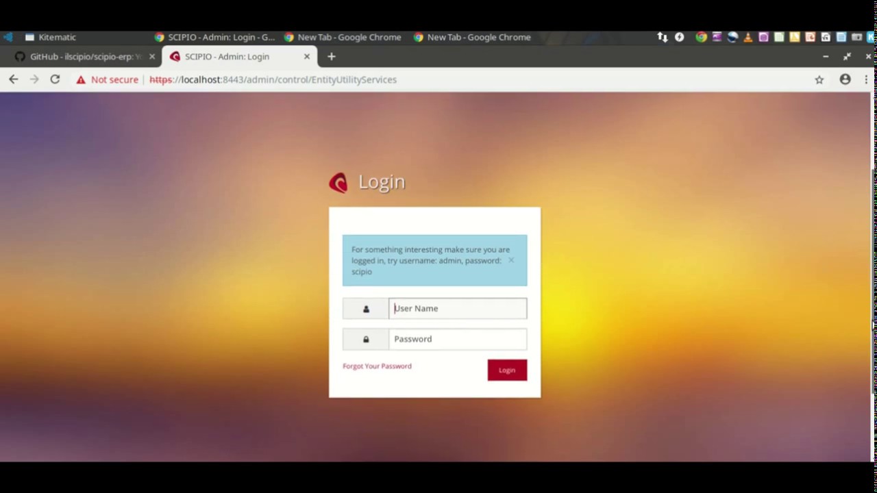 How to Install Scipio ERP with Docker in Ubuntu Studio 18.04 LTS