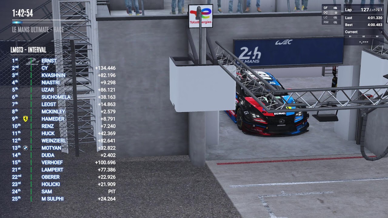 VEMA Esports 12hrs of LeMans LMGT3 Development