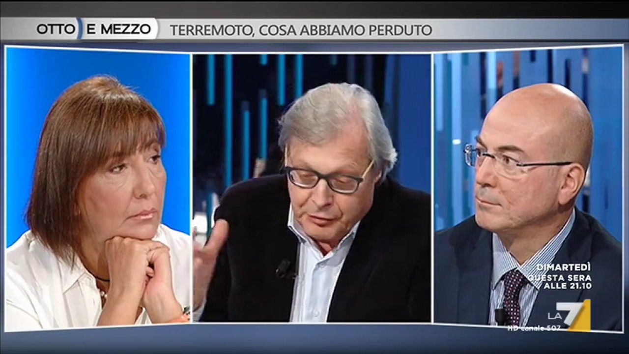 Vittorio Sgarbi: 'Il patrono non è in grado neanche di salvare casa sua, Renzi ricostruisca'