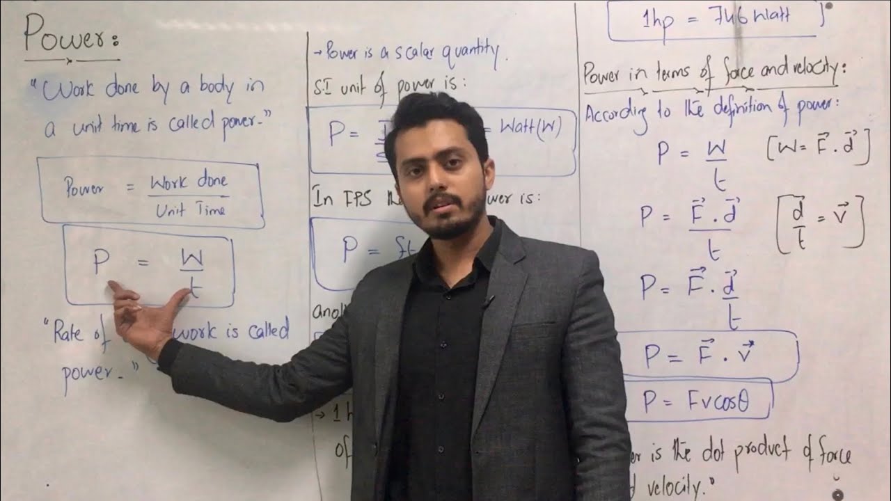 Power || rate of doing work || work power and energy || class 11 ,10 and 9
