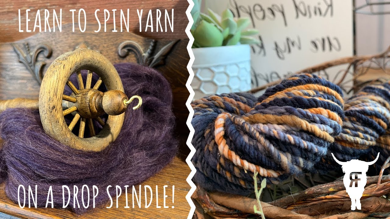 How to Spin Yarn on a Drop Spindle