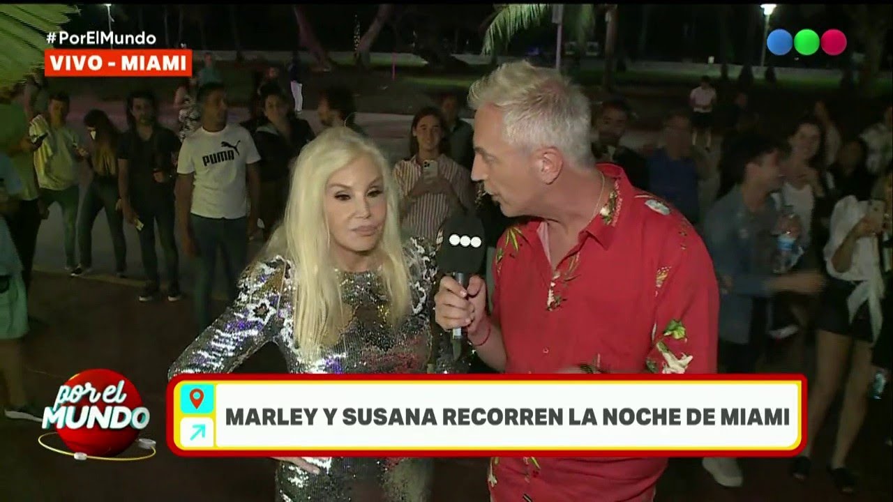 Marley y Susana visitan la casa de Gianni Versace en Miami - Por el mundo