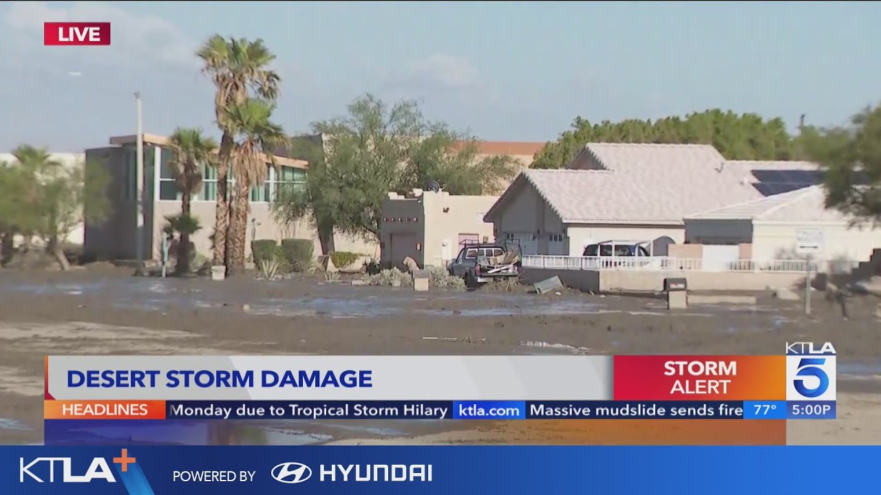 Tropical Storm Hilary leaves massive mess in Coachella Valley