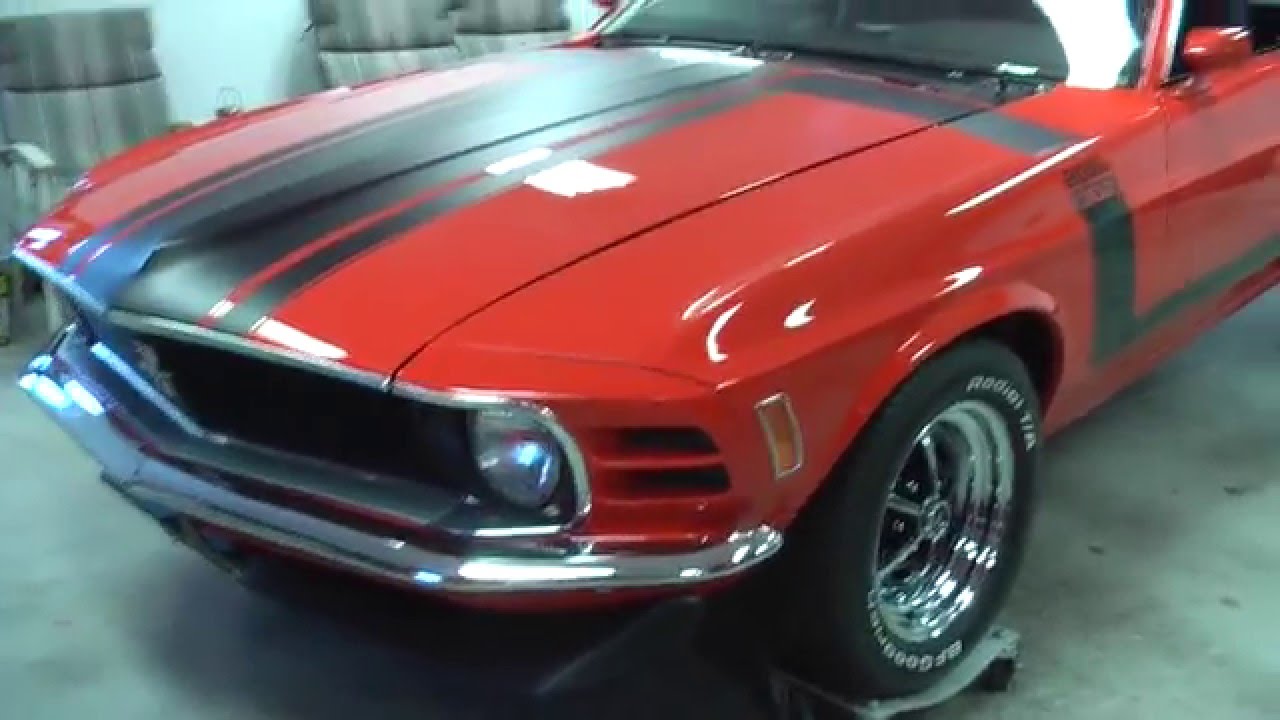 1970 Boss 302 Stripe Application