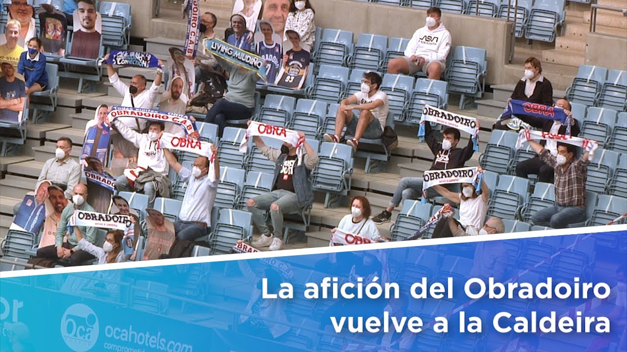 Los aficionados del Obradoiro vuelven a la Caldeira