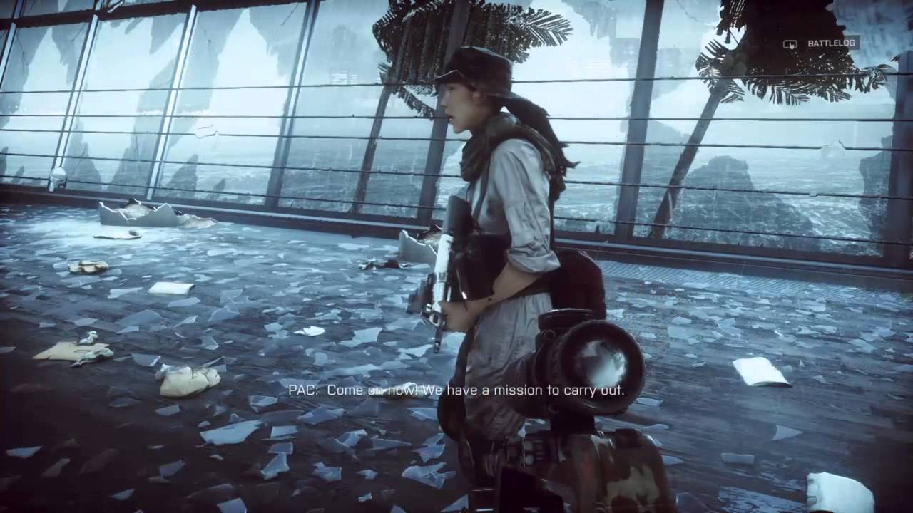 Battlefield 4™_Game play Reach the Airfield continuedدمرتني الدبابه