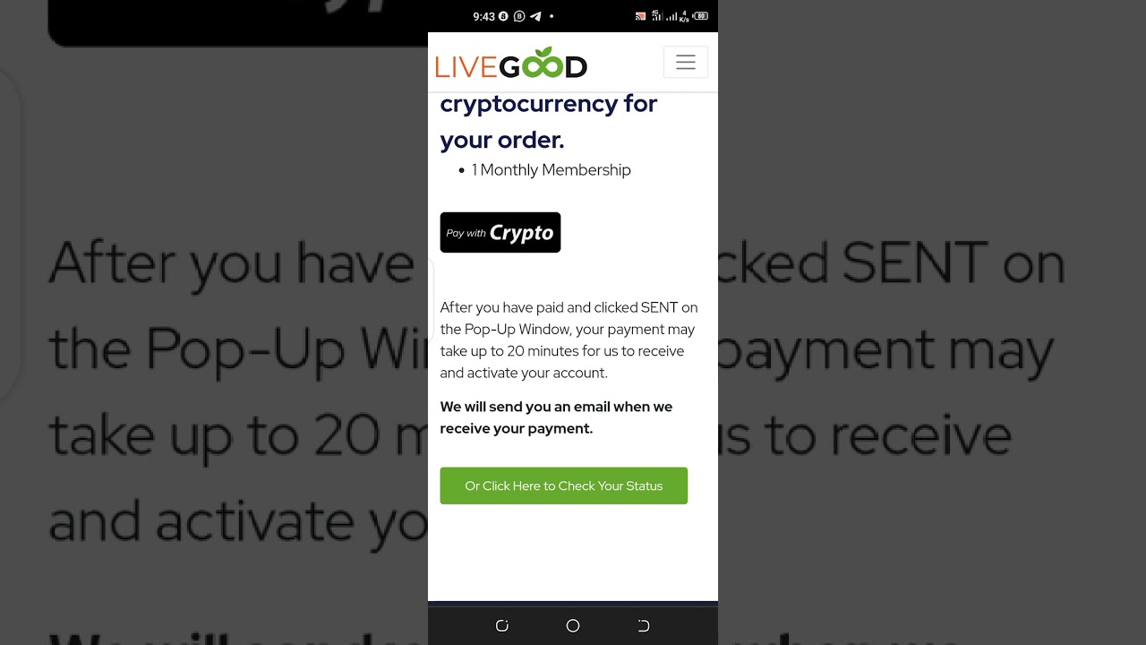LiveGood: How to renew/pay your monthly membership fee.