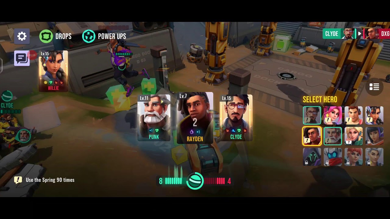 Ricochet Squad trophy pushing