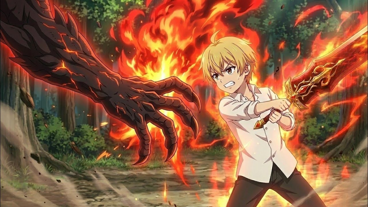 شاب ضعيف وغلبان بيكتشف بوابه بتنقله لعالم تاني وبيتحول لاقوي محارب فالعالم || ملخص انمي كامل