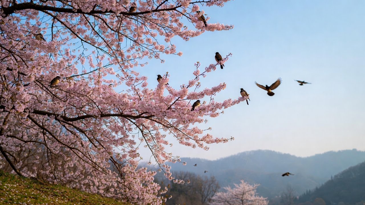 SAKURA TREE ASMR | helpful for deep sleep