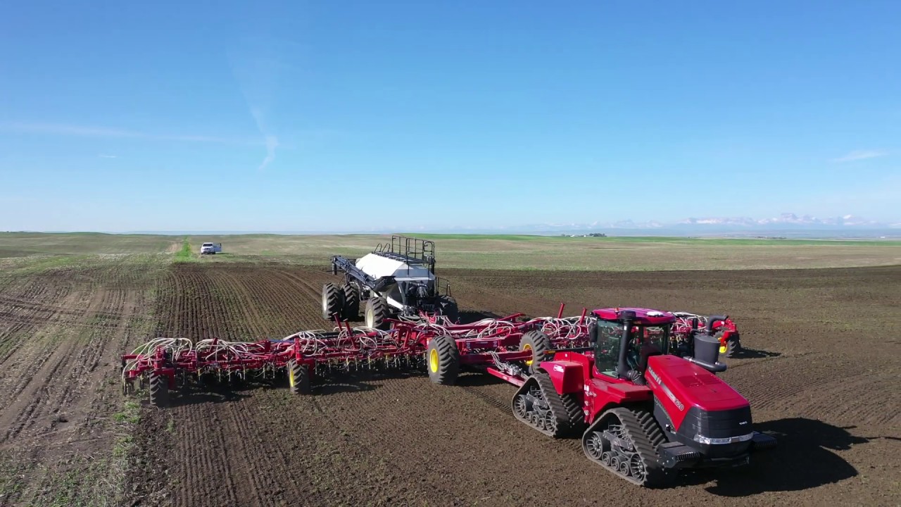 B&D Walter Farms Seeding 2019 - Case 620HP - Bourgault 86FT