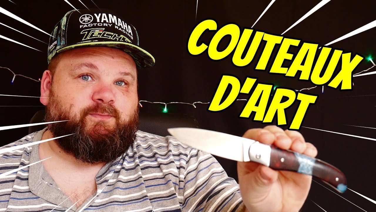 ASMR MES COUTEAUX D'ART #asmr #asmrfr #sleep #edc