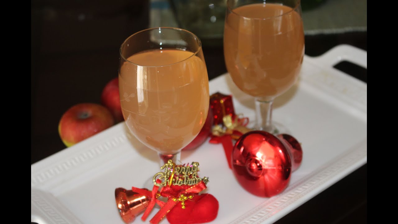 Apple Wine / ആപ്പിൾ വൈൻ ഉണ്ടാക്കുന്ന വിധം / Spiced Apple Wine
