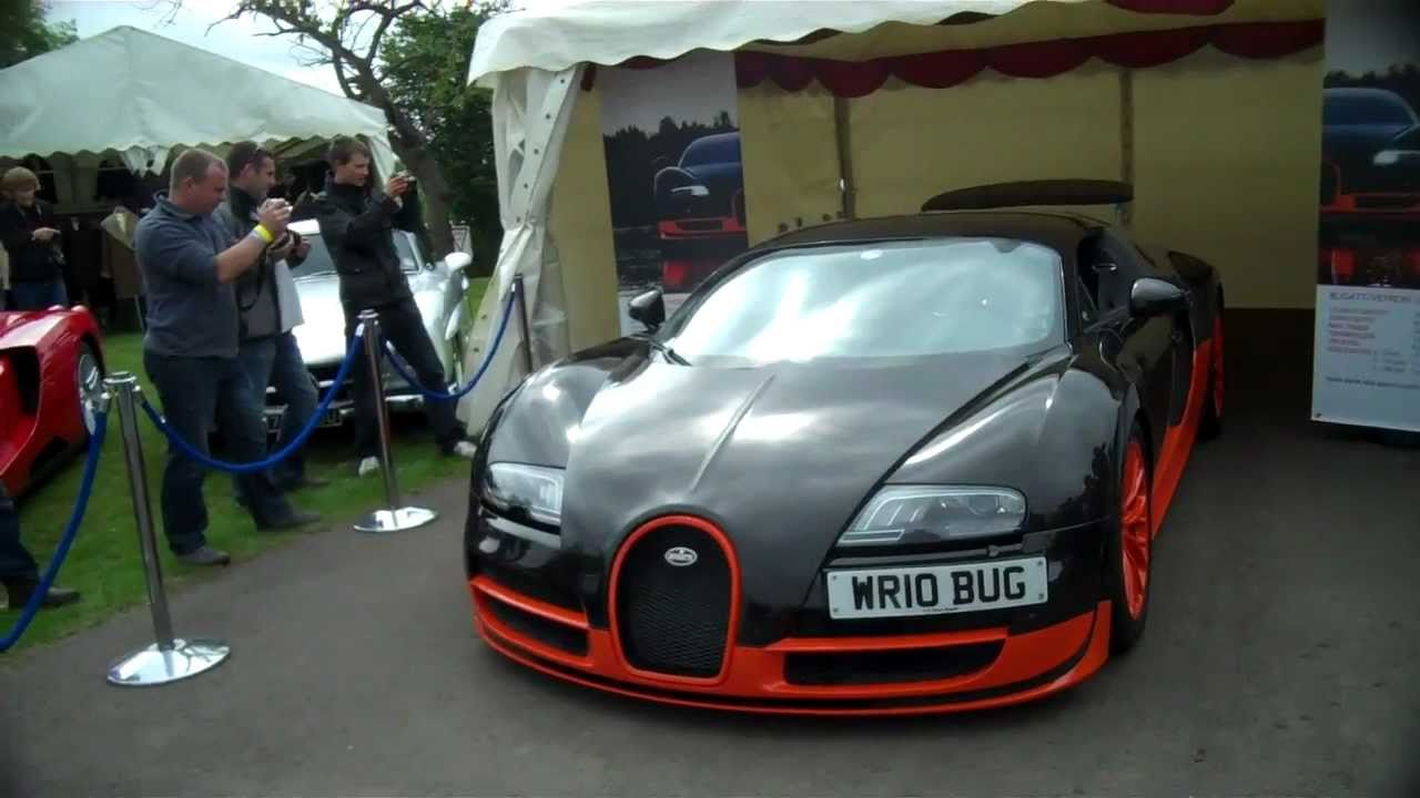 Bugatti Veyron Super Sport On The Track- Acceleration and Driving