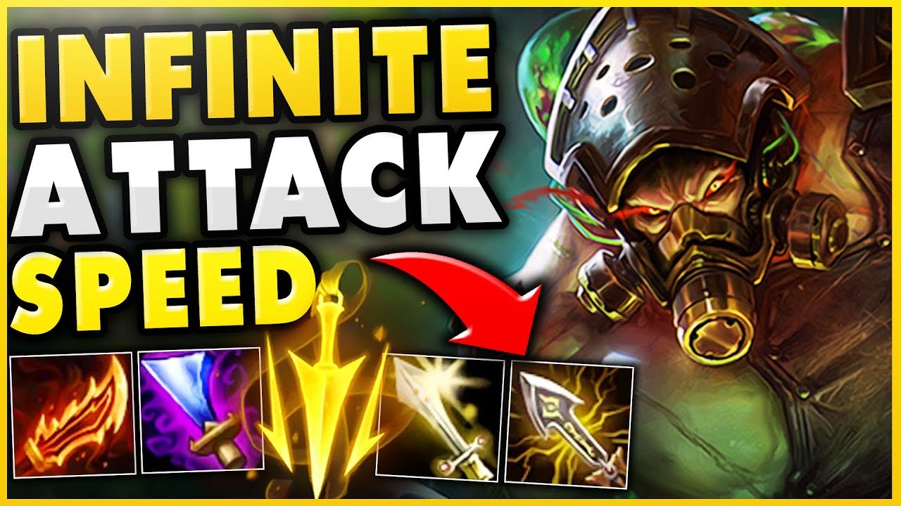 *BEYOND MAXIMUM* ATTACK SPEED TRYNDAMERE! ABSURDLY HIGH DPS TRYNDAMERE BUILD - League of Legends