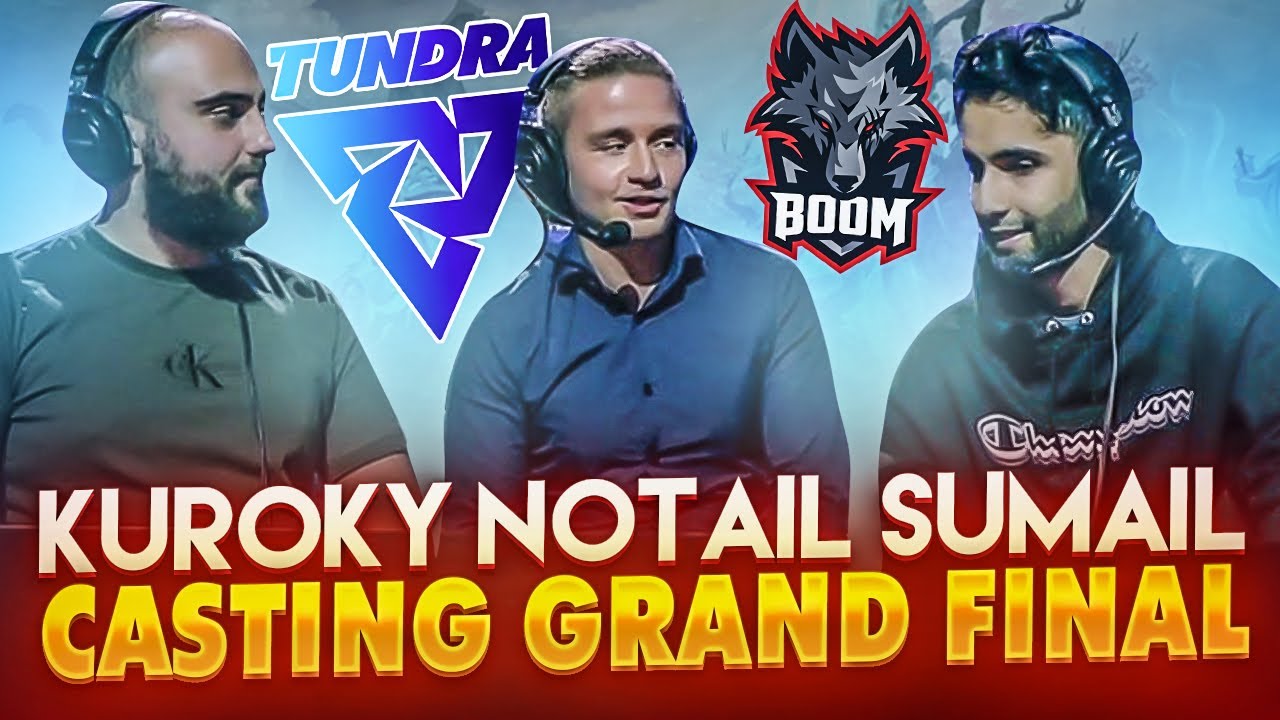 KuroKy, Notail & Sumail casting TUNDRA vs BOOM GRAND FINAL GAMERS GALAXY: Dota 2 Invitational Dubai