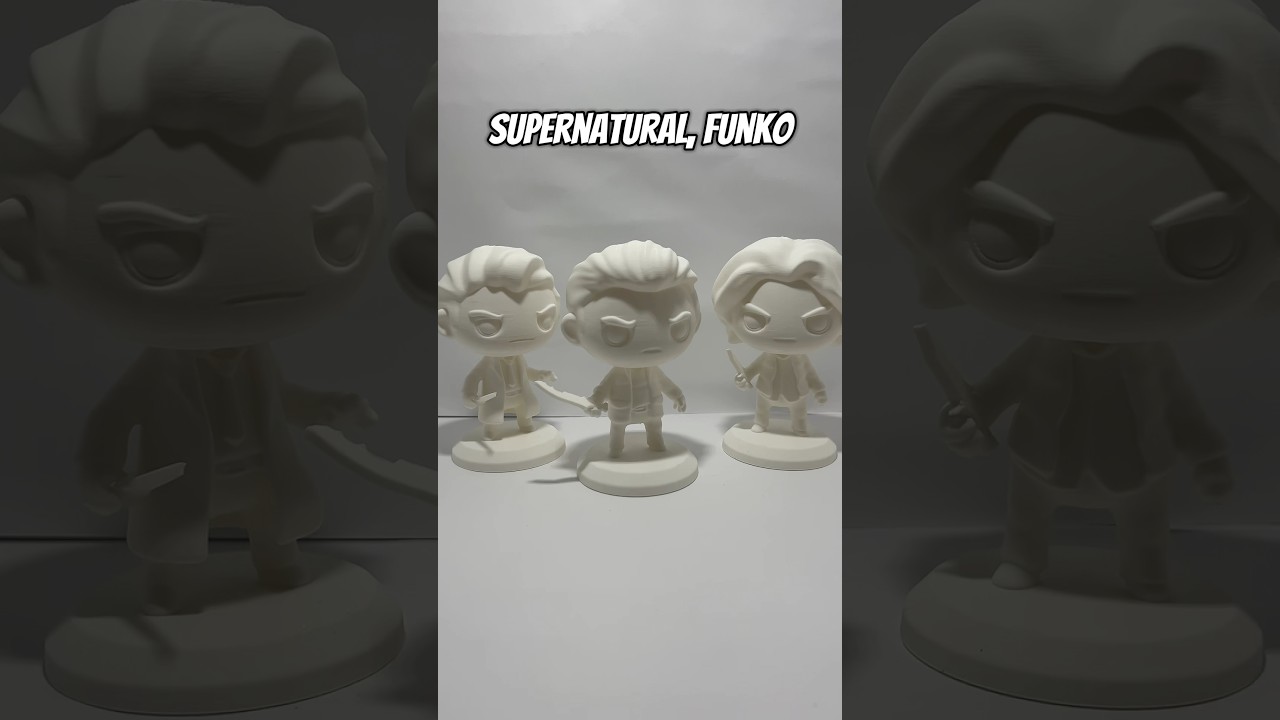 Supernatural, funko #zetrix3d #impressao3d #sam #dean #castiel