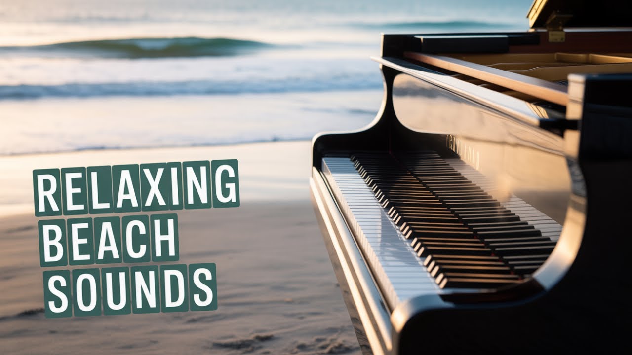 Ocean Waves & Soft Piano — Drift Into Deep Relaxation