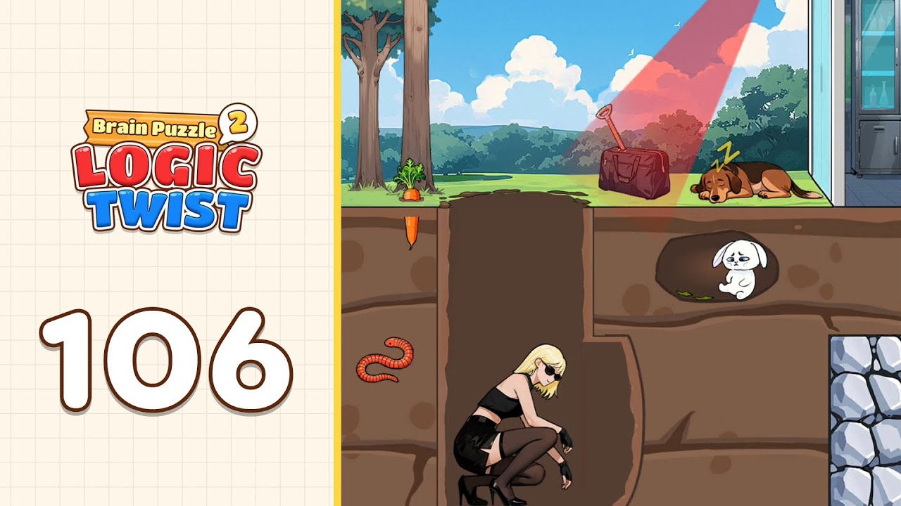 Brain Puzzle 2: Logic Twist Level 106 Secret Infiltration | Complete Walkthrough & Solutions! 🎯