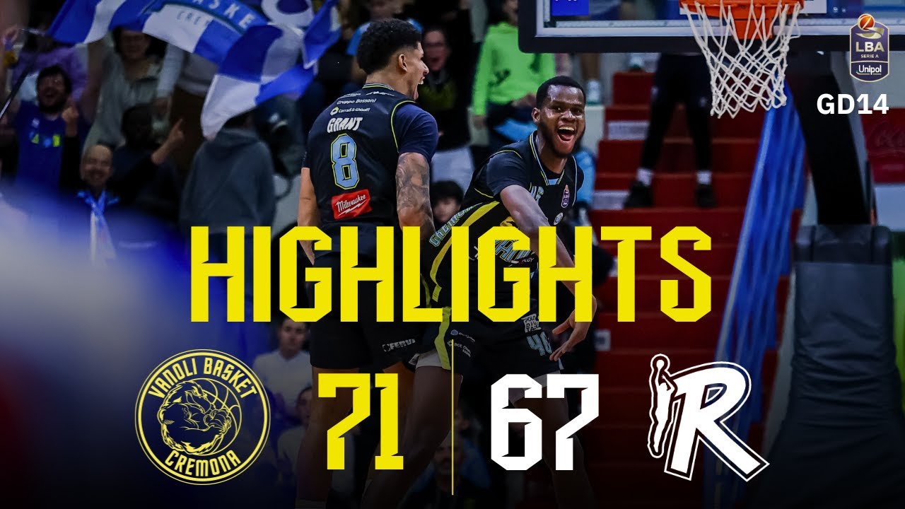 Serie A LBA, 14ª giornata | HIGHLIGHTS | Vanoli Cremona - Reggio Emilia 71-67