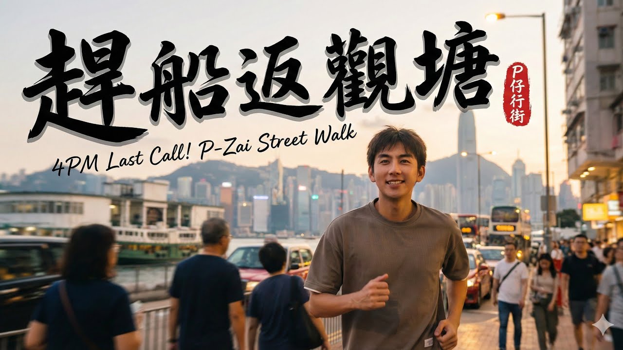 【P仔行街】由西灣河趕船返觀塘 | 四點鐘最後召集！究竟我哋嚟唔嚟得切？