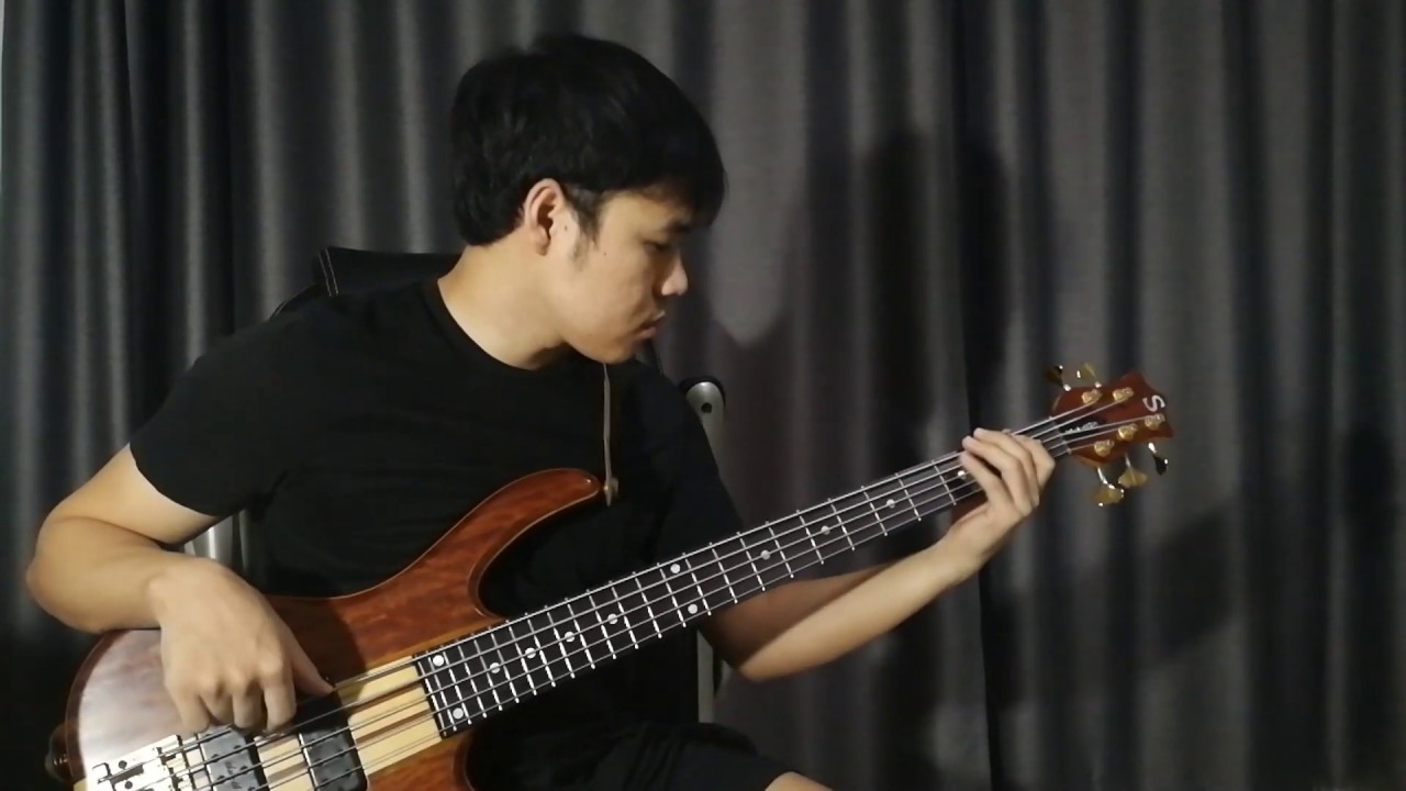 Alain caron - Enhanced (Bass cover)