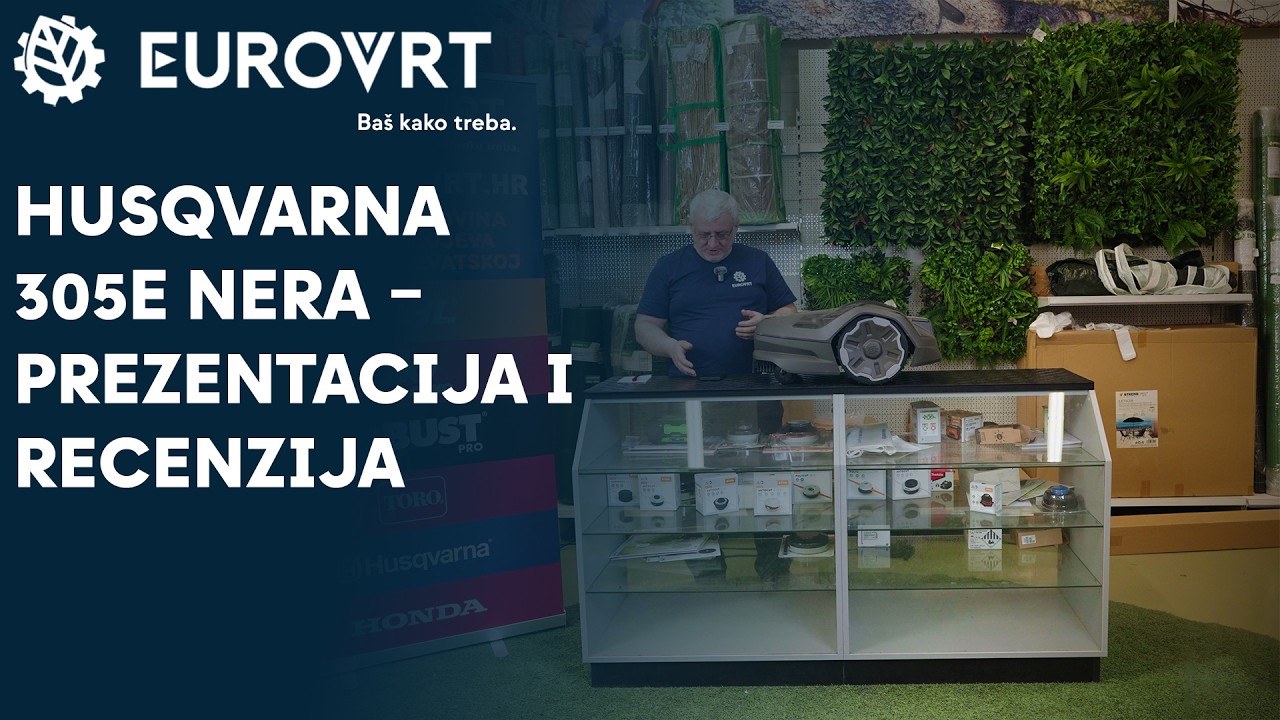Husqvarna Automower 305E NERA Robotska Kosilica – Prezentacija | Eurovrt.hr