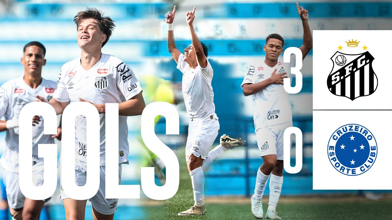 SANTOS 3 x 0 CRUZEIRO | BRASILEIRO SUB-17 (17/09/25)